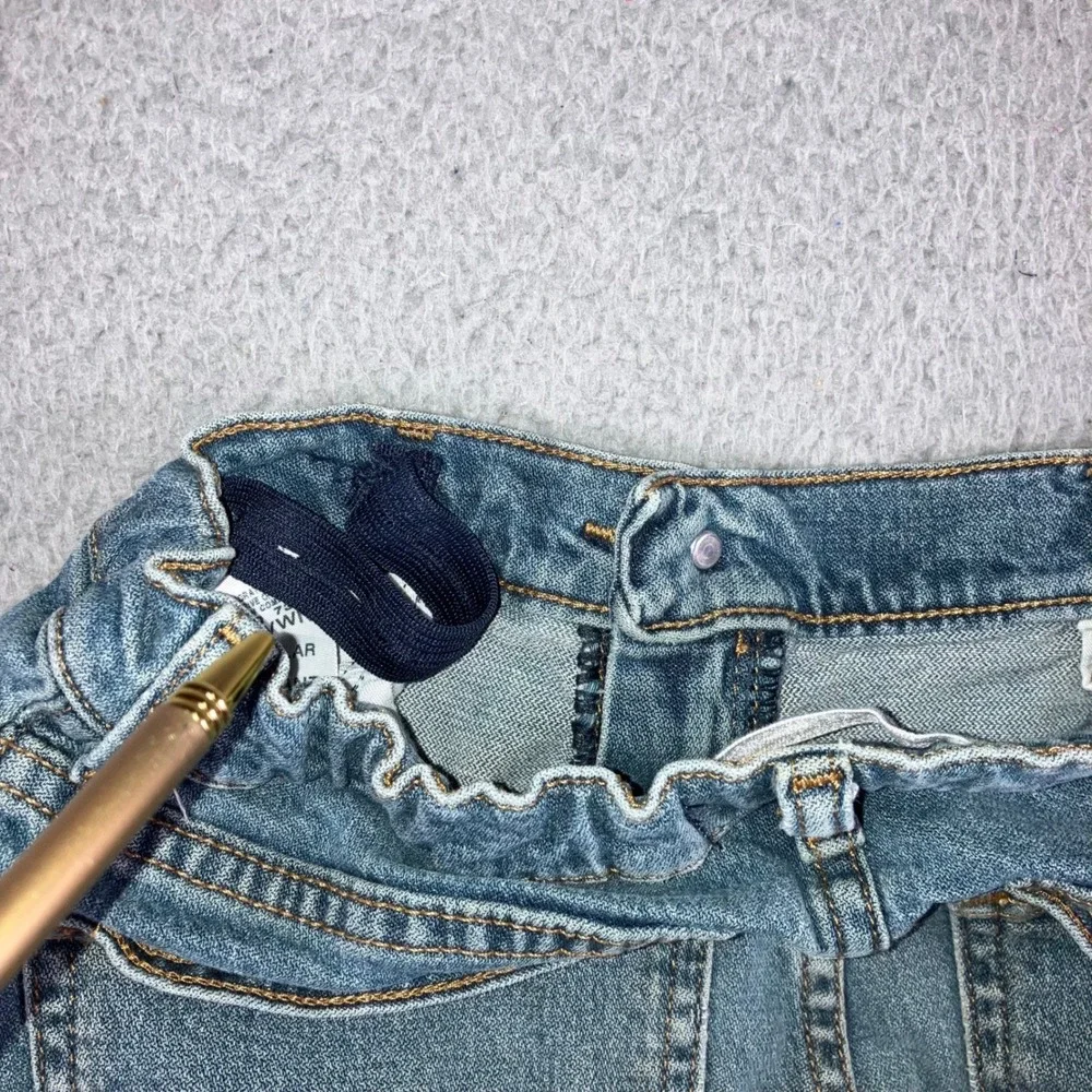 Wrangler Classic Boot Jeans Boys 16 Medium Wash Adjustable Waist Grunge‎ Western